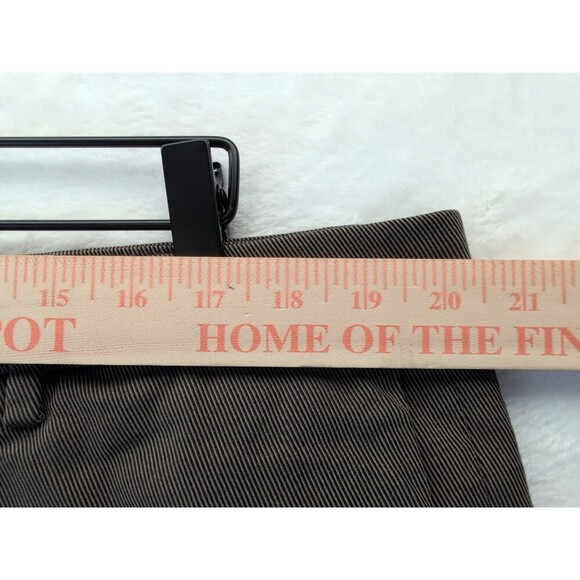 MASON'S New York Regular Fit Flat Front Stretch Cotton Pants Mens Sz 58/42 Brown - Picture 4 of 16